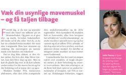 Væk din usynlige mavemuskel og få taljen tilbage