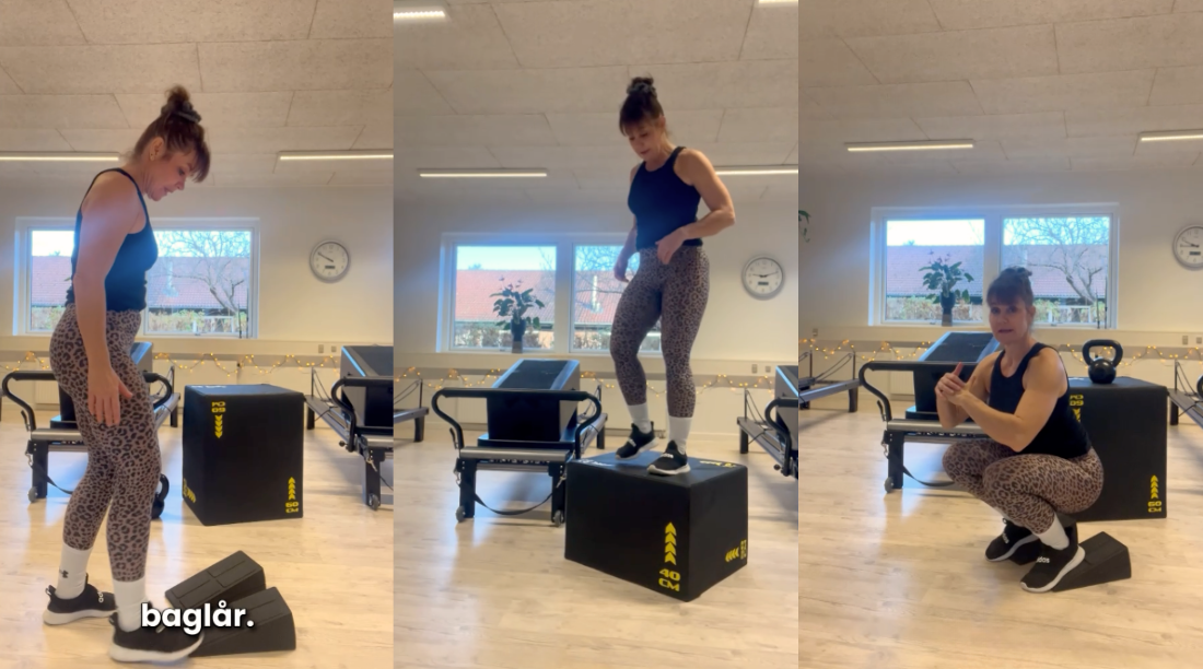 Få 5 øvelser - træn med Heidi Dehn