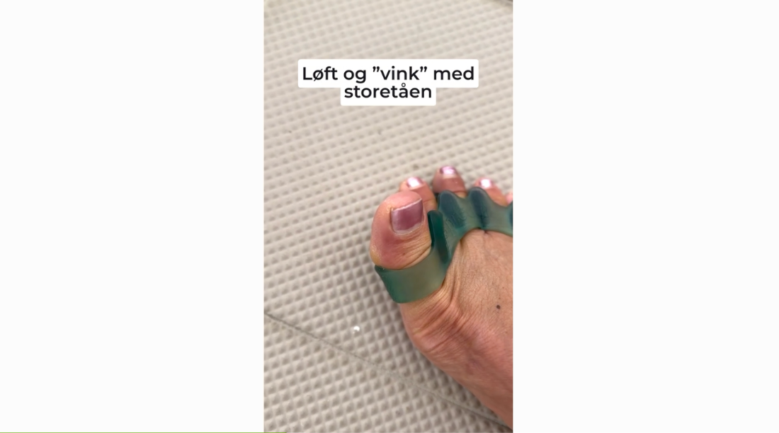 Træn dine fødder - Øvelser med Spredda