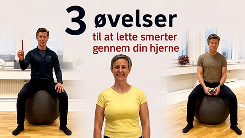 3 øvelser til at lette smerter med vores hjernenørder