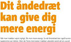 Dit åndedræt kan give dig mere energi