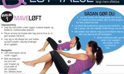 Flad mave og flot talje