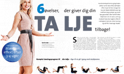 6 øvelser der giver dig din talje tilbage!