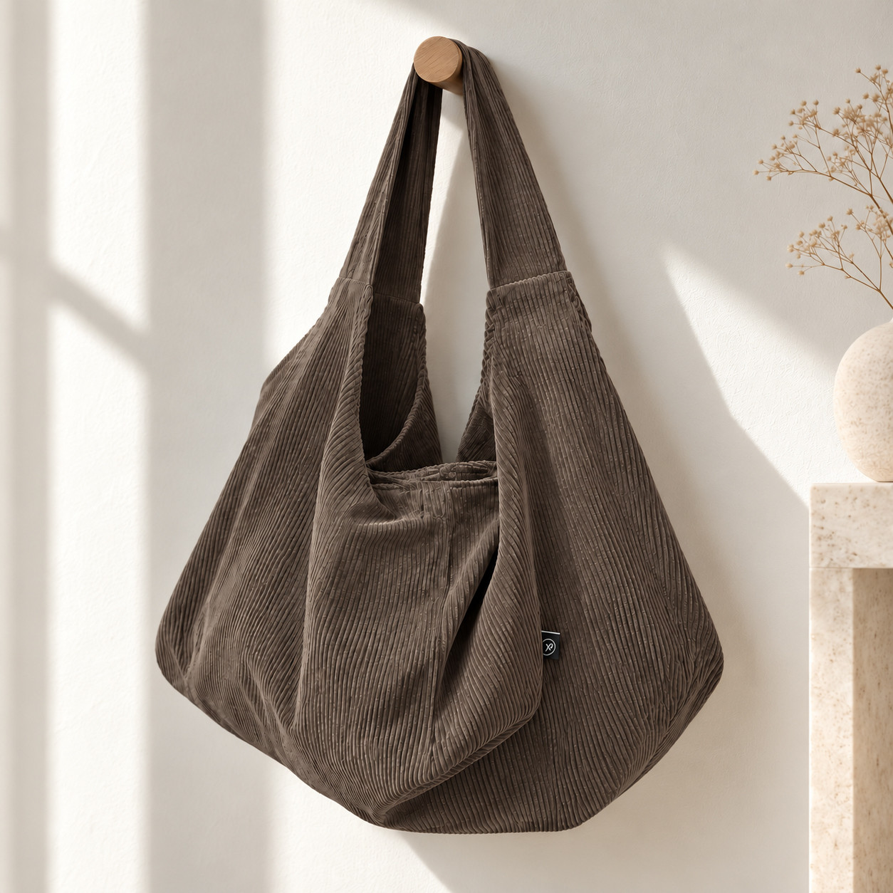 Yoga Big Bag - Stor yogataske i fløjl