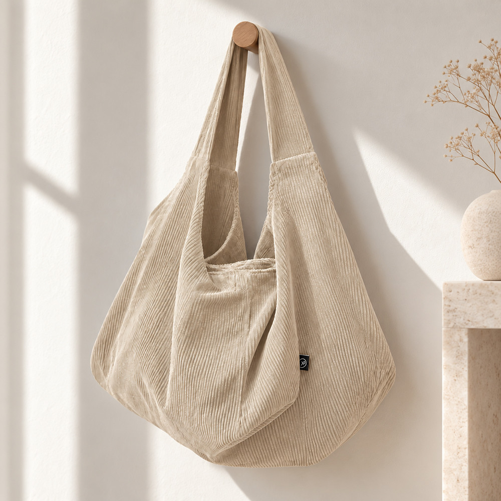 Yoga Big Bag - Stor yogataske i fløjl