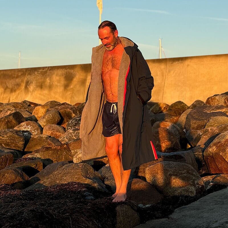 Vinterbadekåbe /-jakke