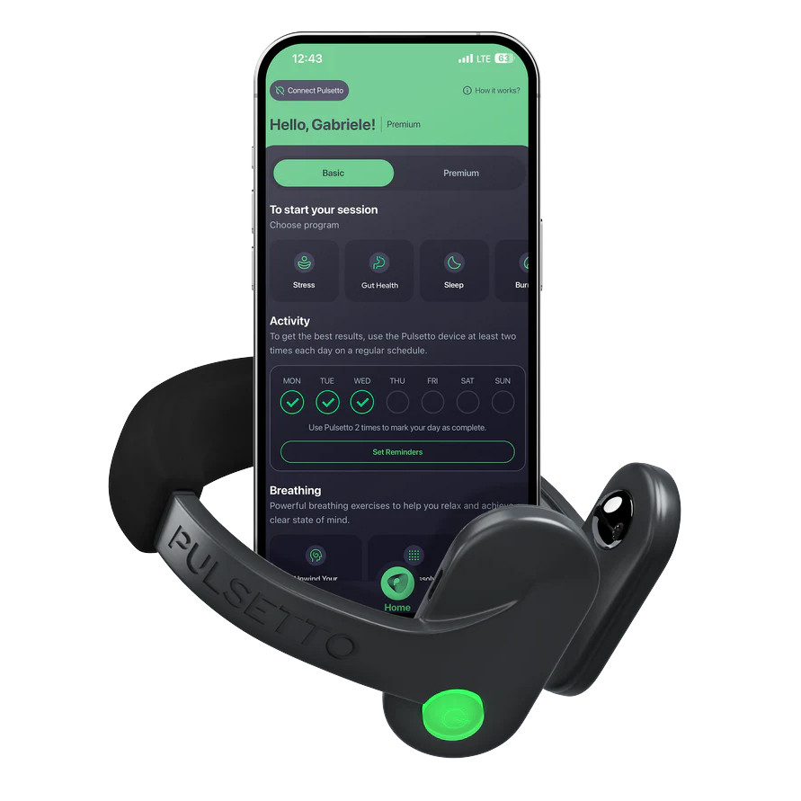 Pulsetto Fit, Vagusnerve stimulering