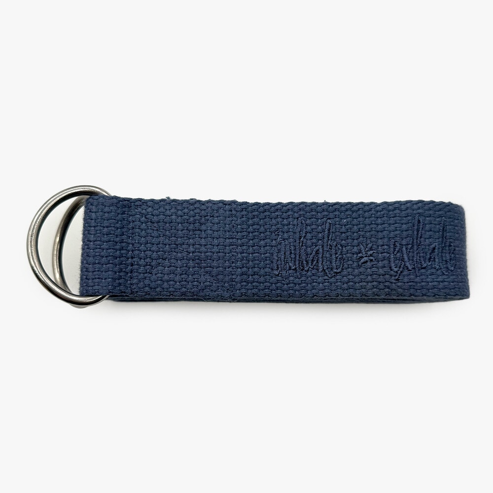 Asana yogabælte i bomuld med d-ring metalspænde