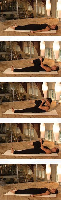 To indledende Yoga øvelser - Knæ til pande